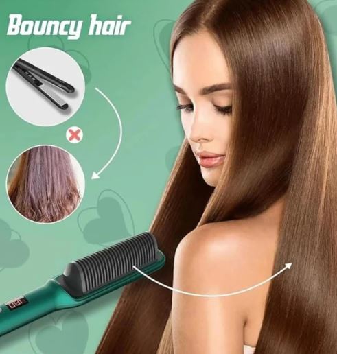 Electric Professional Hair Straightening Brush
