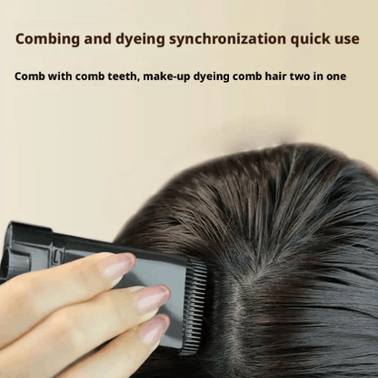 2 in 1 Hair color comb (Comb your white hairs into BLACK)