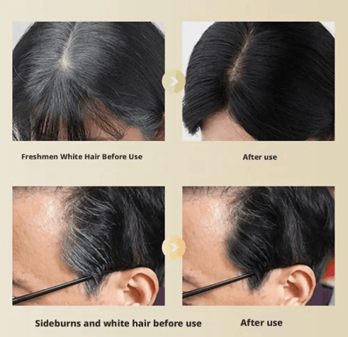 2 in 1 Hair color comb (Comb your white hairs into BLACK)