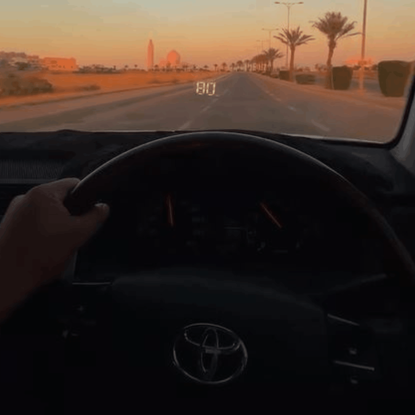 Heads Up Display, Digital Car Meter (Work in every car) Mehran-ZX