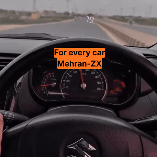 Heads Up Display, Digital Car Meter (Work in every car) Mehran-ZX